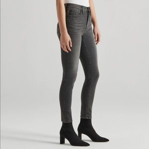 EDWIN Candace High Rise Skinny Jeans in Night Rider Gray